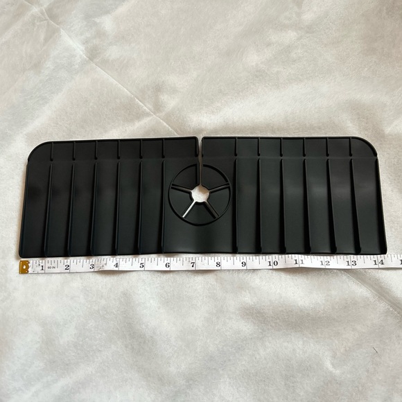 Silicone sink splash guard drip catcher mat Black New Unused 1 piece Kitchen - Picture 5 of 5